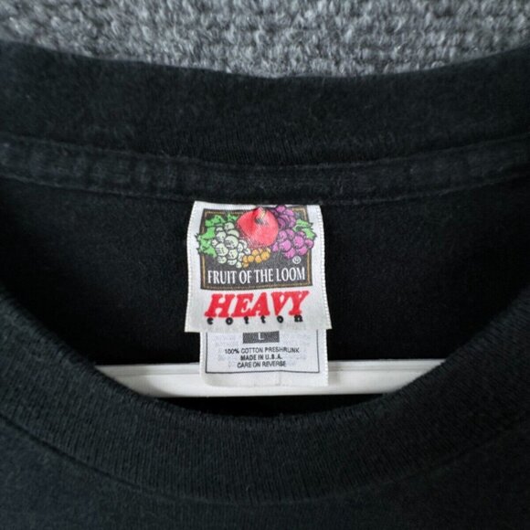 VTG 1997 Kentucky Derby Shirt Mens Large Crew Retro USA Made Barnhart Black - Picture 10 of 15